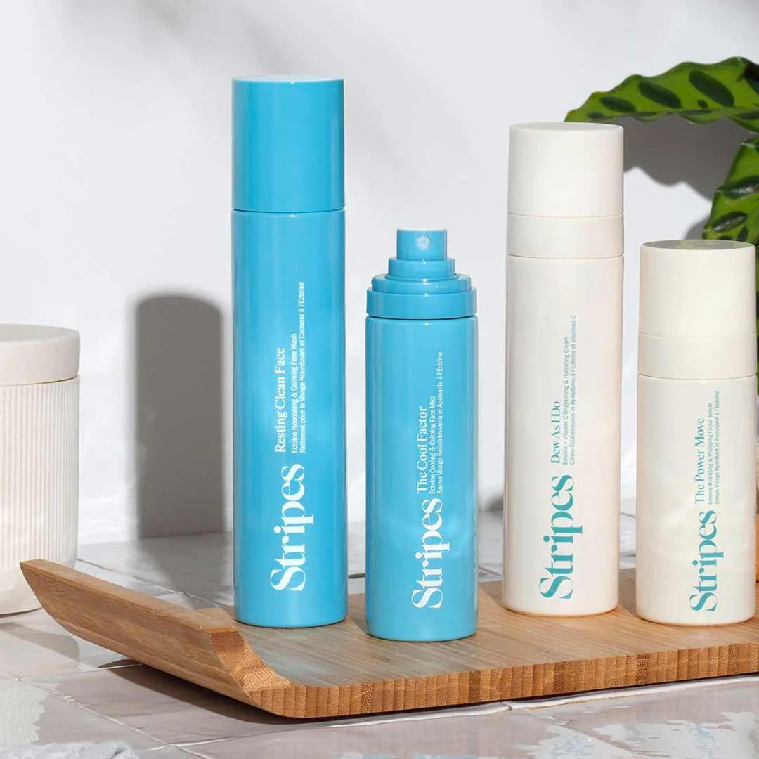 The Cool Factor refreshing mist with hyaluronic acid and edelweiss extract for cooling, calming hydration.