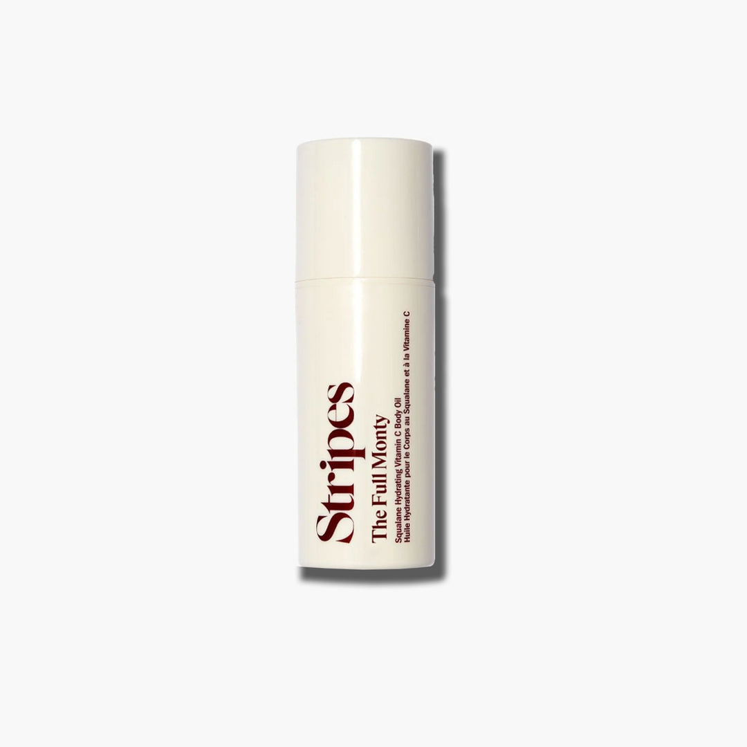 The Starter Mini Collection featuring The Full Monty nourishing Vitamin C body oil for radiant, hydrated skin.