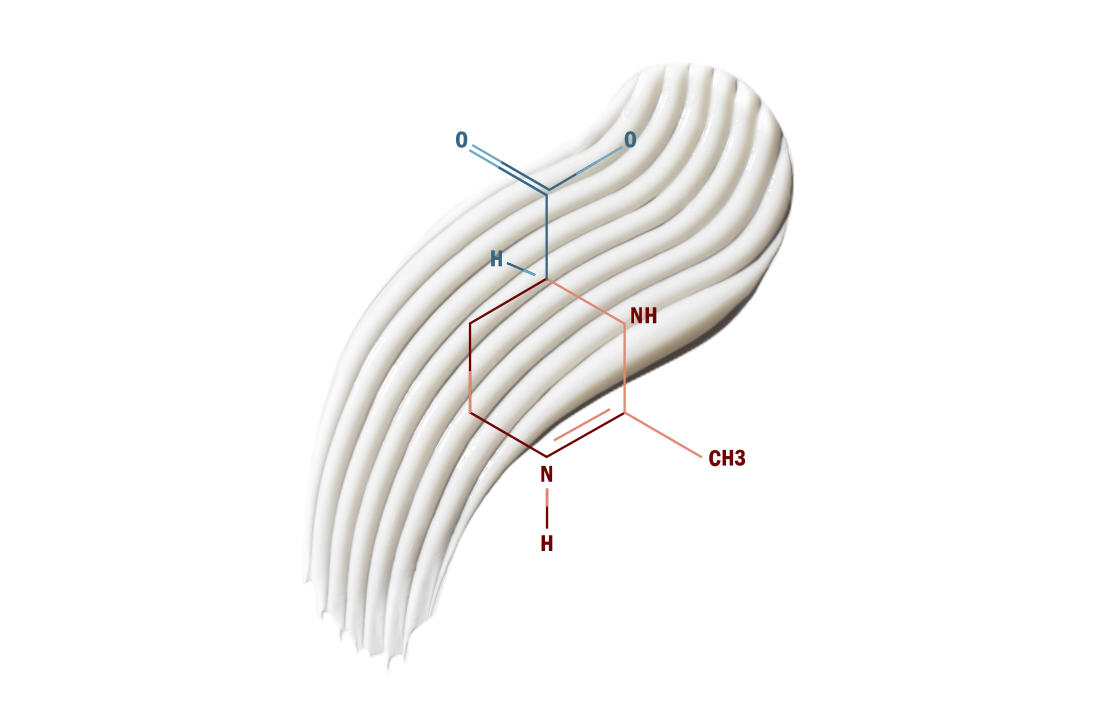 Ectoine Molecule and texture pattern