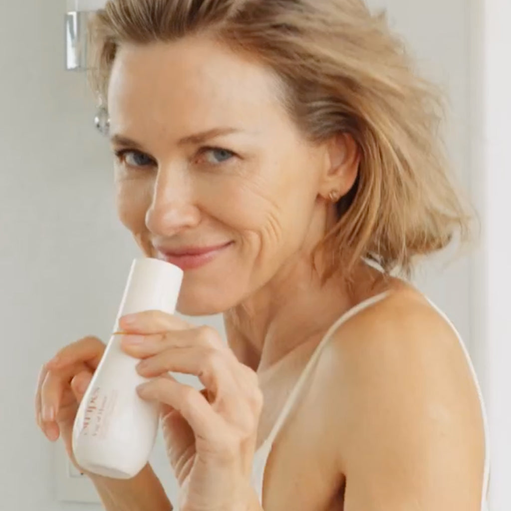 The Vag of Honor used playfully by Naomi Watts in her bathroom