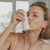 Naomi Watts using the Power Move, Ectoine Hydrating & Plumping Facial Serum in her bathroom